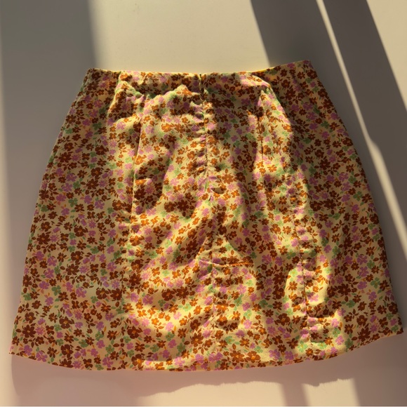 Mango Floral Mini Skirt - Picture 3 of 10